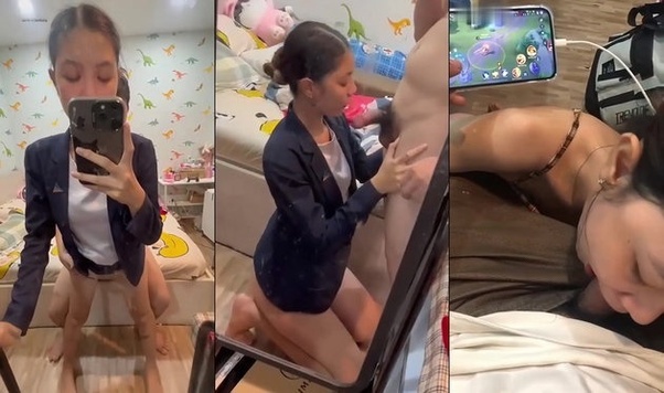 [sex viet] Nhân viên văn phòng đã mặc váy đi làm vẫn đòi thêm hiệp nữa